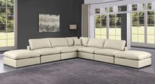 Load image into Gallery viewer, Comfy - 7 Piece Faux Leather Modular Corner Sectional
