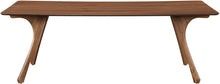 Load image into Gallery viewer, Glenwood - 86.75" Solid Wood And Walnut Veneer Dining Table - Brown
