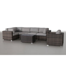 Load image into Gallery viewer, Stylish Entertainment Sectional Set, Outdoor Living
