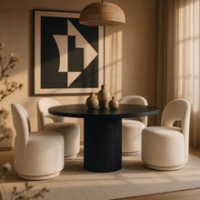 Load image into Gallery viewer, Cirelle - Linen Textured Performance Fabric Dining Chair (Set of 2)
