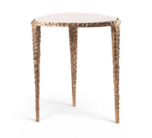 Load image into Gallery viewer, Gild - Aluminum Base And Genuine Marble Top Table

