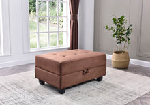 Load image into Gallery viewer, Stylish Storage Contemporary Ottoman
