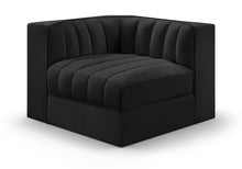 Load image into Gallery viewer, Rummi - Velvet Performance Fabric Upholstered Modular Corner Chair
