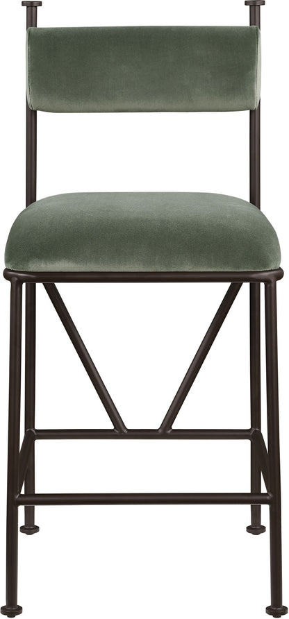 Monarch - Velvet Counter Stool (Set of 2)