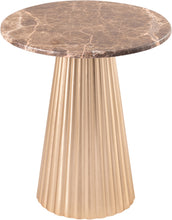 Load image into Gallery viewer, Cindra - Genuine Marble Top And Iron Base Table
