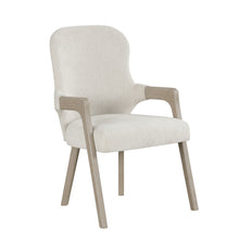 Load image into Gallery viewer, Gwendolyn - Upholstered Arm Chair (Set of 2) - Cerused Taupe
