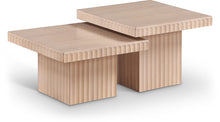 Load image into Gallery viewer, Spencer - 15" Oak Veneer 2 Piece Coffee Table
