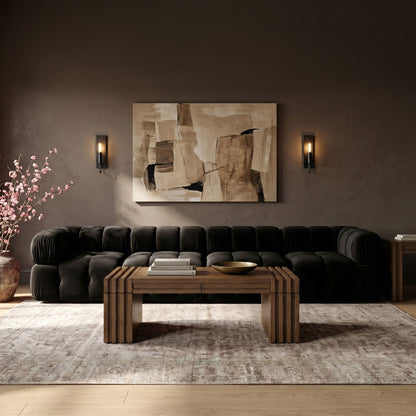 Orin - Fabric Velvet 4 Piece Modular Sofa