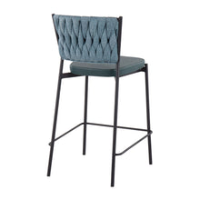 Load image into Gallery viewer, Tania - Braided Contemporary Counter Stool (Set of 2)
