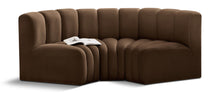Load image into Gallery viewer, Arc - Velvet 3 Piece Modular U-Shaped Sofa
