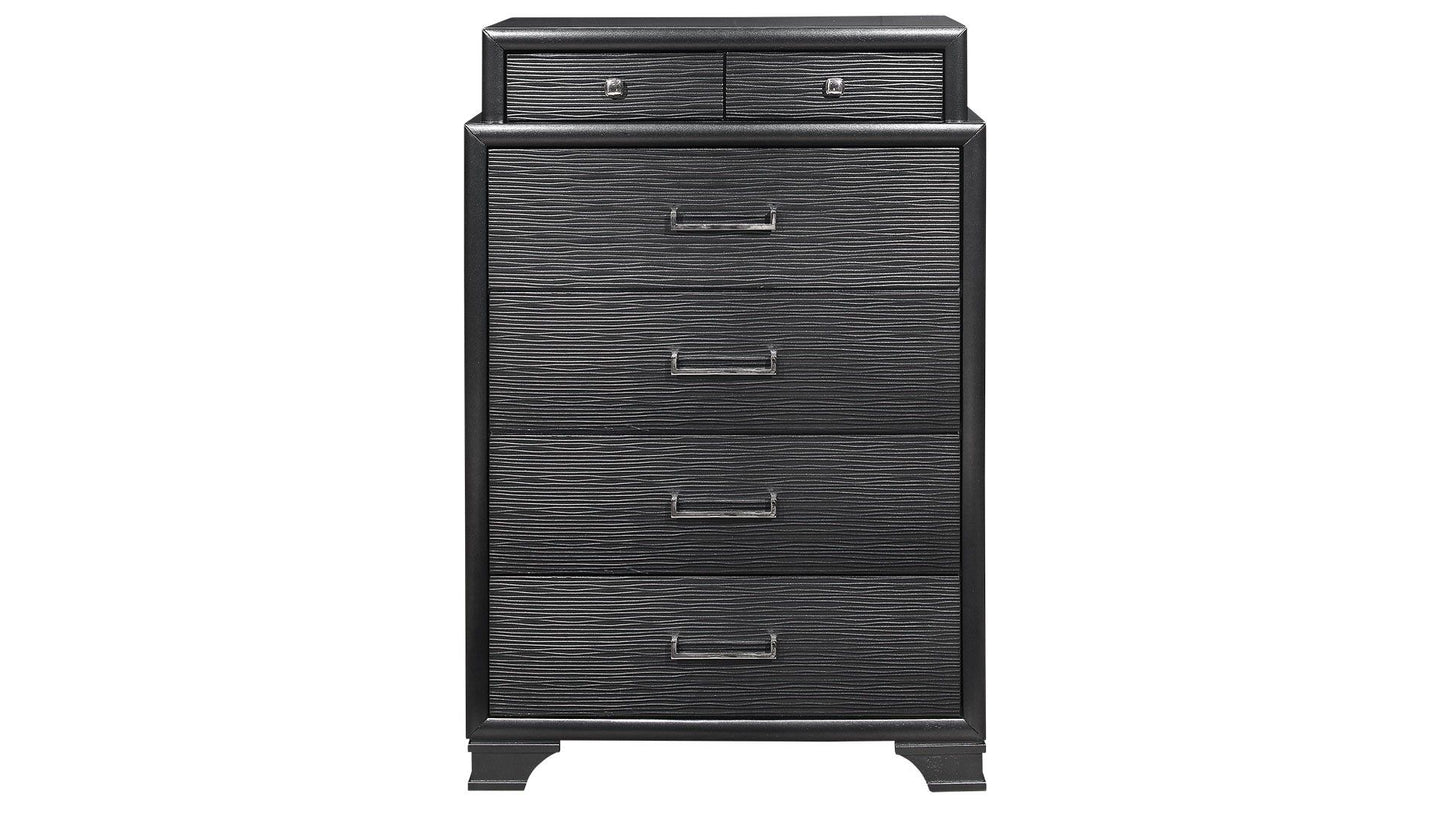 Jordyn - 5 Piece Queen Bedroom Set - Gray
