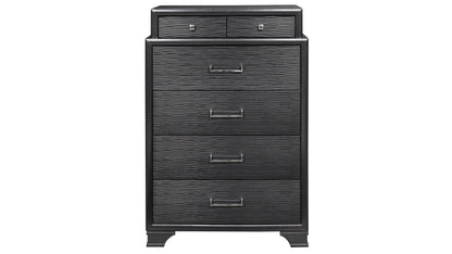 Jordyn - 5 Piece Queen Bedroom Set - Gray