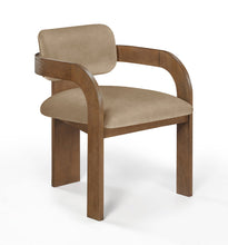 Load image into Gallery viewer, Cedra - Velvet Performance Fabric Upholstered Dining Chair (Set of 2) - Brown Frame
