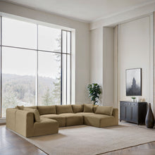 Load image into Gallery viewer, Shaggy - 6 Piece Modular U-Shaped Armless Sectional
