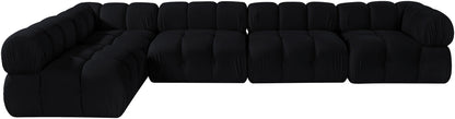 Orin - Velvet 5 Piece Modular Sectional