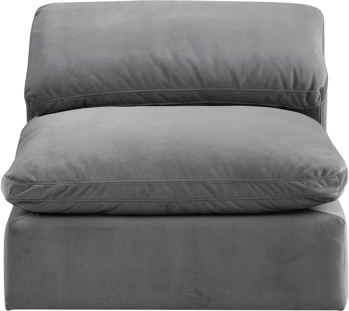 Comfy - Velvet Armless Chair