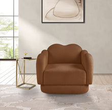 Load image into Gallery viewer, Bloom - Teddy Fabric Chair - Saddle
