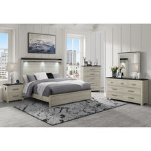 Load image into Gallery viewer, Augusta - Nightstand With Top, 2 Drawers, Block Feet - Beige Brown
