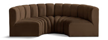 Load image into Gallery viewer, Arc - Velvet 4 Piece U-Shaped Modular Sofa
