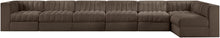Load image into Gallery viewer, Rummi - Velvet Performance Fabric Upholstered 7 Piece Modular Sectional, L-Shaped (Right)
