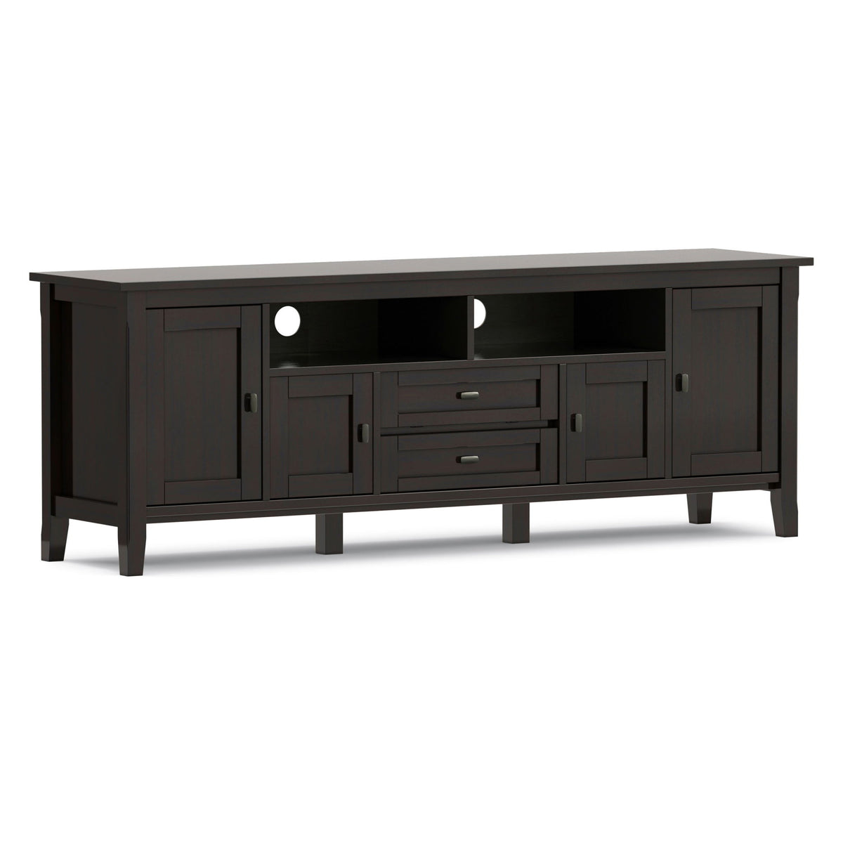 Warm Shaker - TV Media Stand - Hickory Brown - Ego Home Furniture
