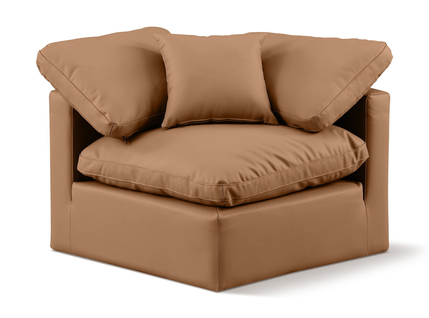 Indulge - Faux Leather Corner Chair