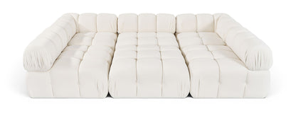 Orin - Velvet 6 Piece Modular Sectional