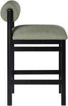 Load image into Gallery viewer, Roundhill - Faux Leather Counter Stool - Black Frame

