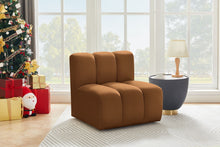 Load image into Gallery viewer, Arc - Velvet Straight Chair - Saddle
