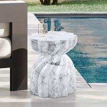 Load image into Gallery viewer, Caserta - Marble Finish Concrete End Table
