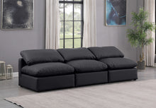 Load image into Gallery viewer, Indulge - Faux Leather 3 Seat Modular Armless Sofa
