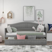 Load image into Gallery viewer, Wooden Daybed, Sofa Bed, No Box Spring Needed
