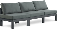Load image into Gallery viewer, Nizuc - Outdoor Patio 3 Seat Armless Modular Sofa With Gray Frame
