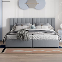 Load image into Gallery viewer, Upholstered Platform Bed With A Hydraulic Storage System
