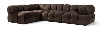 Orin - Fabric Velvet 4 Piece Modular Sectional