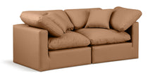 Load image into Gallery viewer, Indulge - Faux Leather 2 Seat Modular Sofa

