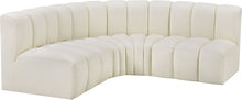 Load image into Gallery viewer, Arc - Faux Leather 4 Piece Corner Modular Sofa
