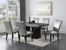 Load image into Gallery viewer, D137 - Dining Room Set With Faux Leather Chairs
