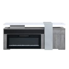 Load image into Gallery viewer, Zoro - 76" Entertainment Unit With Bluetooth Speaker - Dark Brown / White
