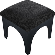 Load image into Gallery viewer, Lawson - Chenille Fabric Ottoman - Black Base
