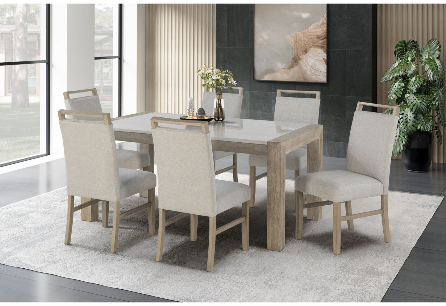D1321 - Dining Table Legs - Natural