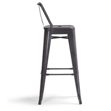 Load image into Gallery viewer, Rayne - Curved Back Metal Stool (Set of 2)
