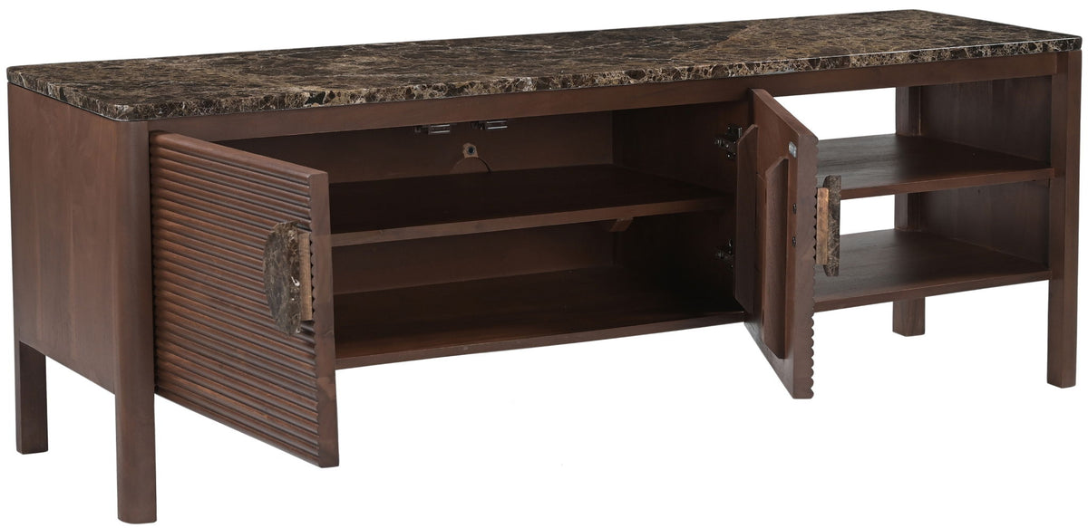 Varenna - 57.25" Acacia Wood Media Console
