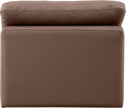 Indulge - Faux Leather Armless Chair