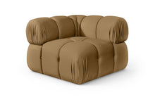Load image into Gallery viewer, Orin - Velvet Performance Fabric Upholstered Modular Corner Chair
