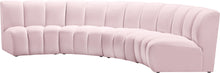 Load image into Gallery viewer, Infinity - 4 Piece Velvet Modular Sectional
