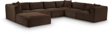 Load image into Gallery viewer, Shaggy - 7 Piece Modular U-Shaped Sectional With Ottoman
