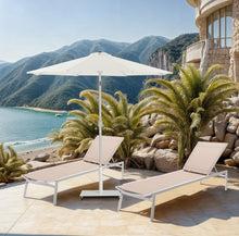 Load image into Gallery viewer, Fiji - Aluminum Patio Umbrella With Square White Base
