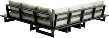 Load image into Gallery viewer, Maldives - 4 Piece Water Resistant Outdoor Patio Modular Sectional With Gray Base
