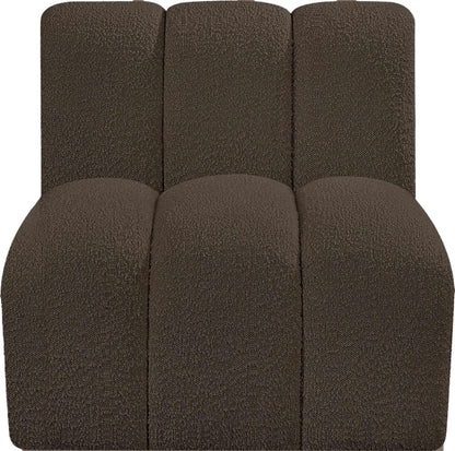 Arc - Boucle Fabric Straight Chair